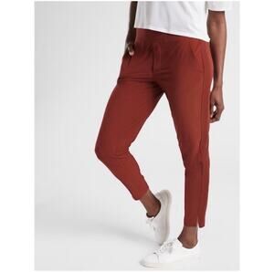Athleta Pants Women 6 Tall Red Brooklyn Mid Rise Ankle City Commute Casual Work